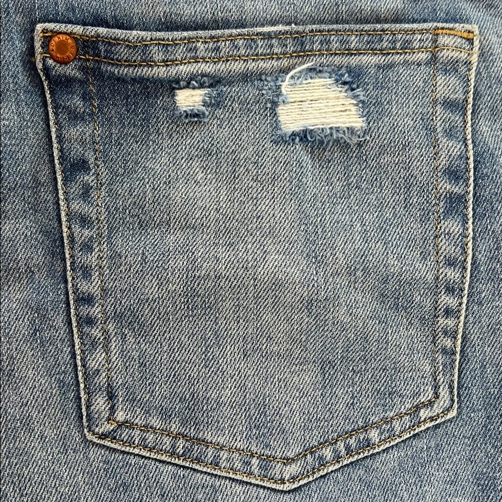 & DENIM high waist jean denim shorts women’s size 6 - Picture 9 of 11